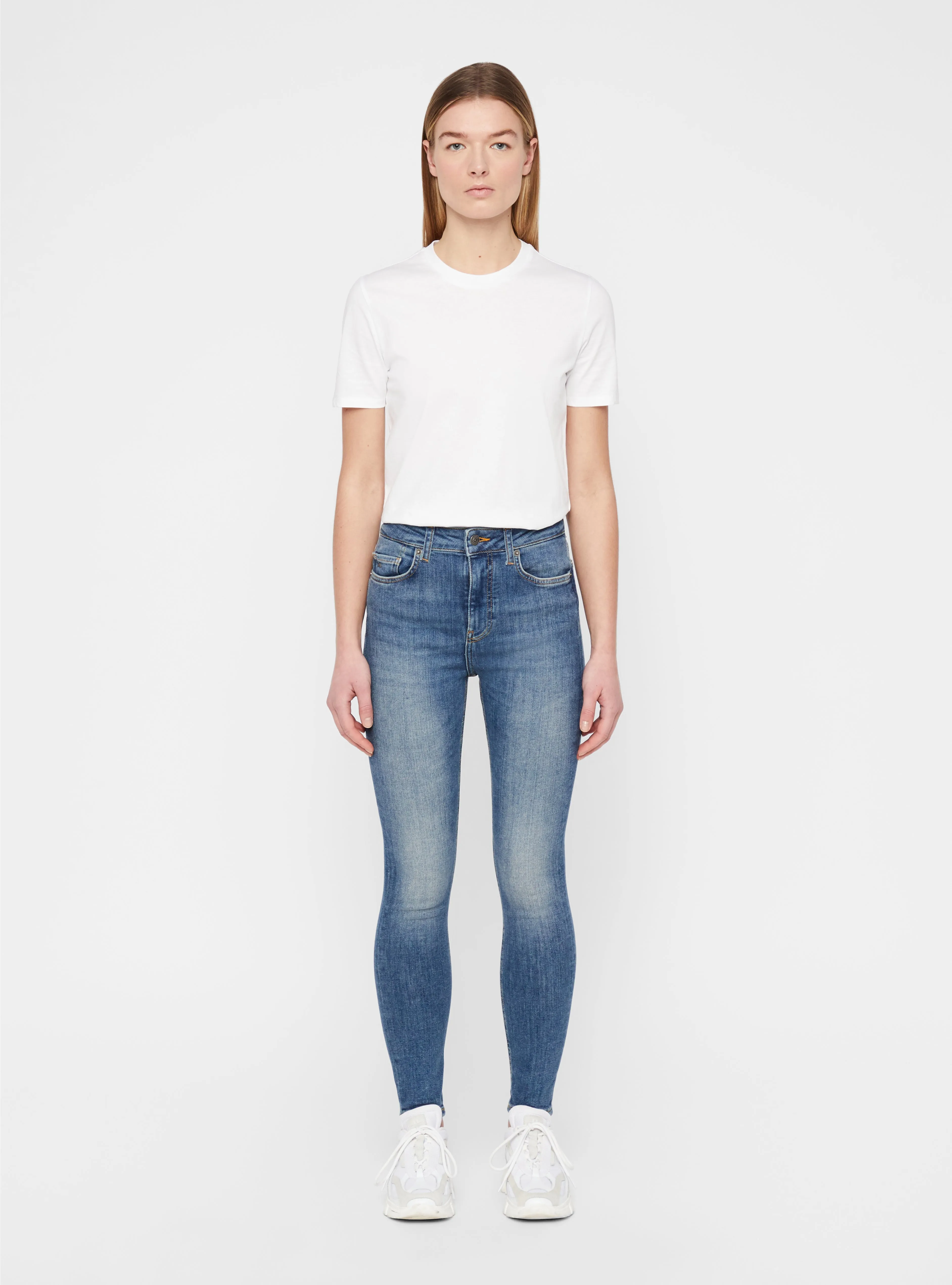 J.Lindeberg Womens Uma-Active Indigo Jeans - LIGHT BLUE