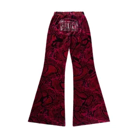   Juicy Couture Psysnake Flared Sweatpants 'Pink'