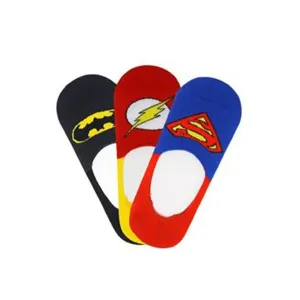 Justice League By Balenzia Loafer Socks For Men (Pack Of 3 Pairs/1U)