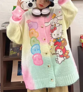 Kawaii Anime Oversize Sweater Coat PN6460