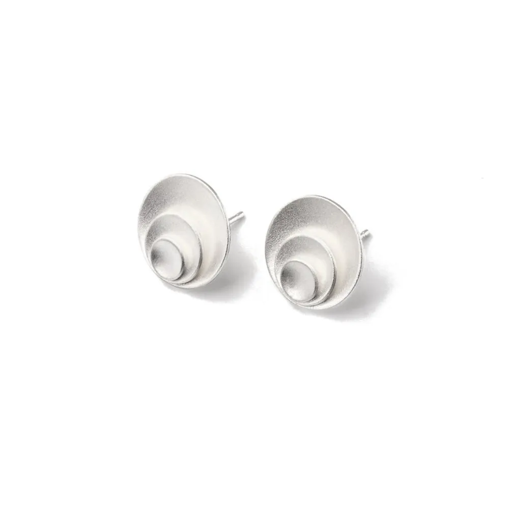 Kelim Sterling Silver Forever Circles Earrings