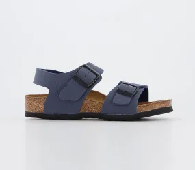 Kids Birkenstock New York Kids Nubuck Navy