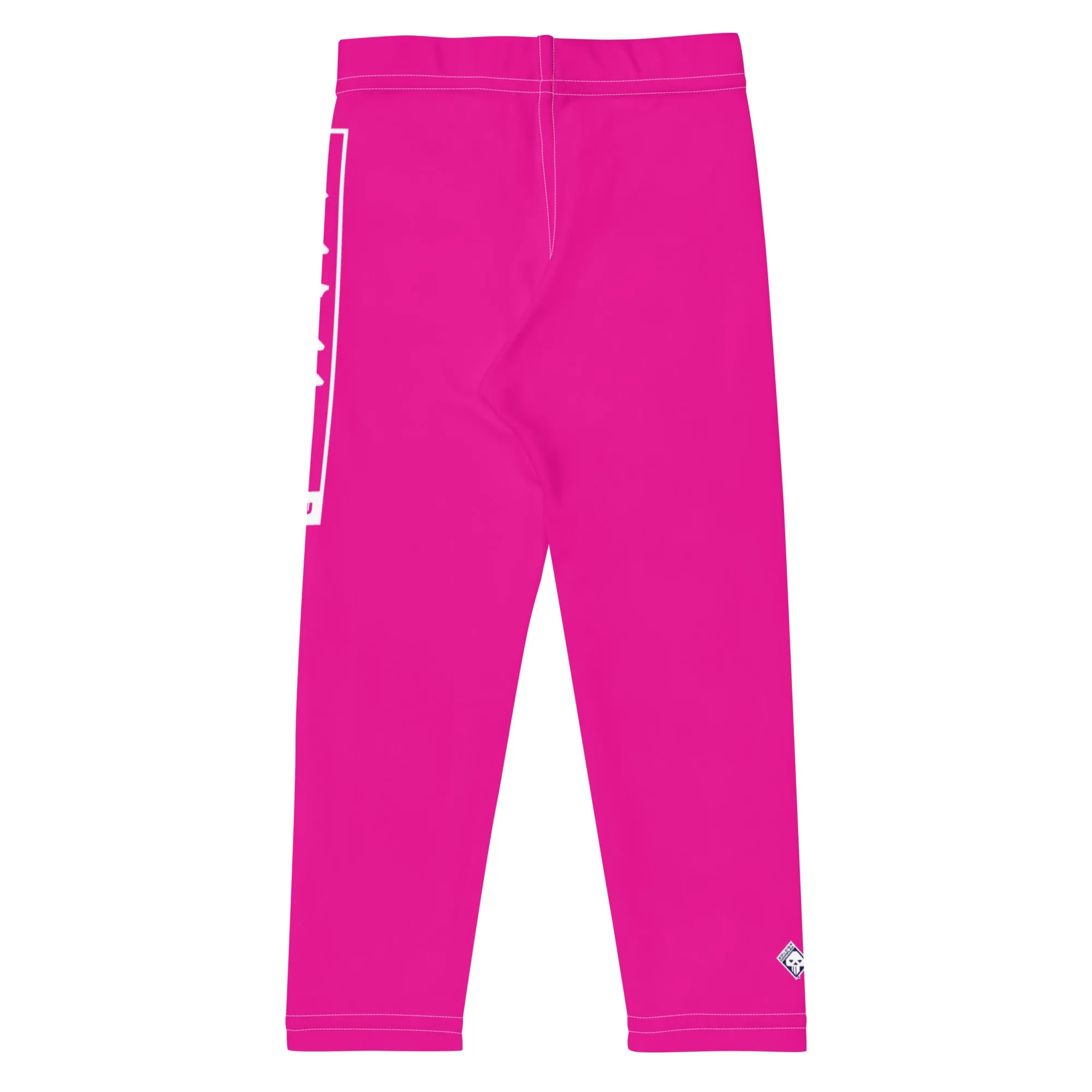 Kid's Girls Yoga Pants Workout Leggings Jiu-Jitsu 003 - Hollywood Cerise