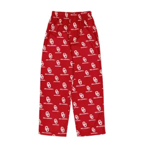 Kids' (Junior) Oklahoma Sooners Printed Pant (K48LF491)