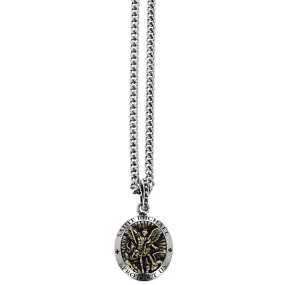 King Baby Saint Michael Pendant Necklace