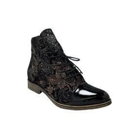 Kingfisher Black Multi Lace Up Boot