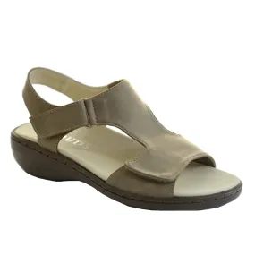 Klouds, Adele Stretch, Sandal, Leather, Stone