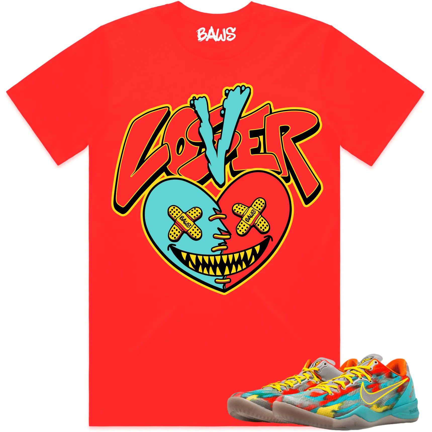 Kobe 8 Venice 8s Shirt to Match - VENICE LOVER LOSER BAWS