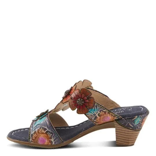 L'Artiste By Spring Step Women's Summerfun - Navy Multi