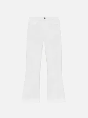 Le Crop Mini Boot - Blanc