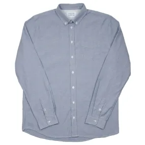 Libertine-Libertine - Hunter Shirt Leave - Mid. Blue Melange