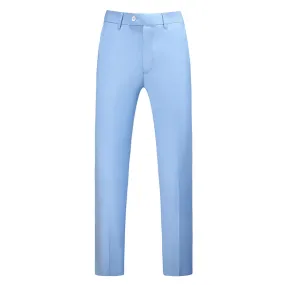 LightBlue Modern Fit Straight Leg Classic Dress Pants