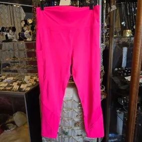 LILLY PULITZER LUXLETIC Hot Pink Leggings XL