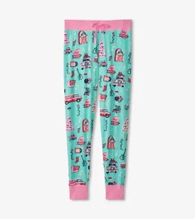 Little Blue House by Hatley Rockin Holidays Sleep Leggings