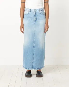 Long Denim Skirt