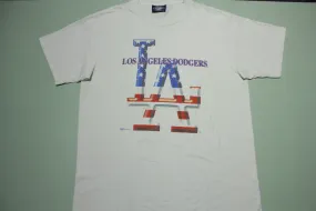 Los Angeles LA Dodgers Vintage 2001 Concepts Sports Single Stitch T-Shirt