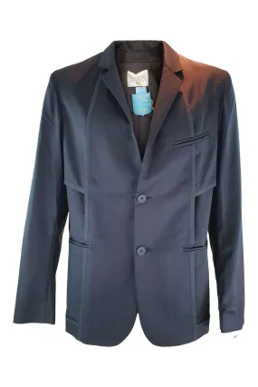 LOU DALTON SS14 Black 100% Wool Single Breasted Lightweight Blazer (52/XL)