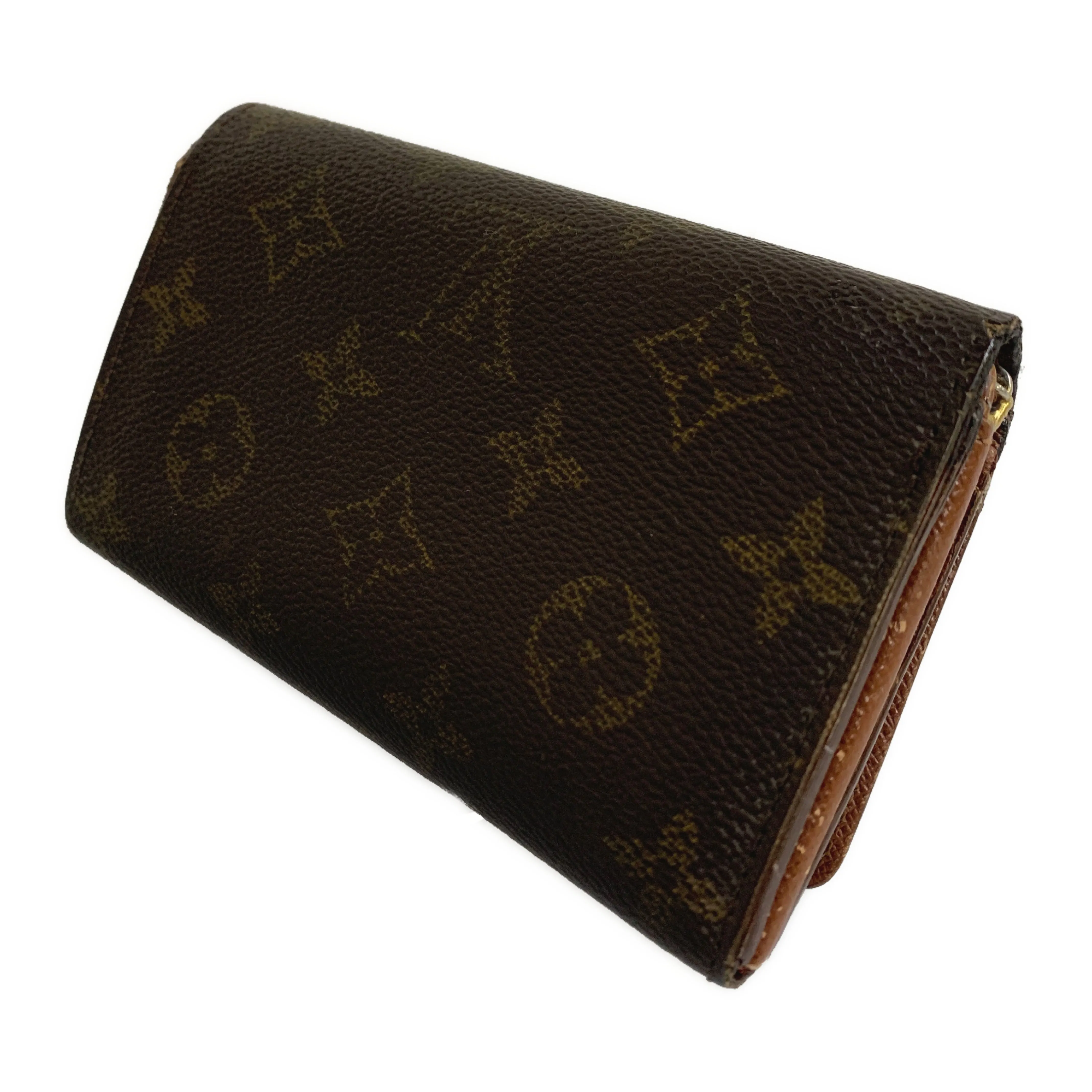 #LOUIS VUITTON/PORTE MONNAIE BILLETS TRESOR_MONOGRAM CANVAS/Bifold Wallet/BRW/PVC