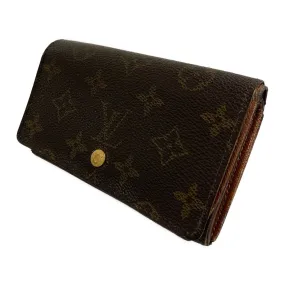 #LOUIS VUITTON/PORTE MONNAIE BILLETS TRESOR_MONOGRAM CANVAS/Bifold Wallet/BRW/PVC