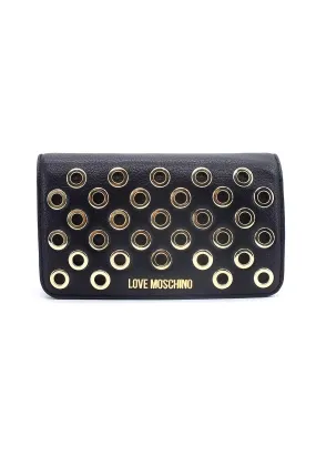 LOVE MOSCHINO Pochette Eyelets Nero JC5722PP0FKD0000