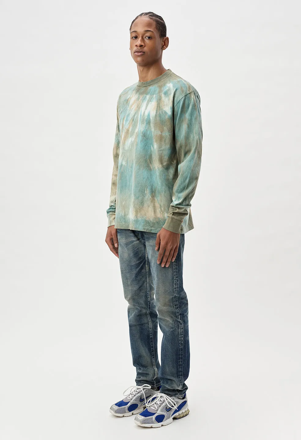 LS University Tee / Sorrel Tie Dye