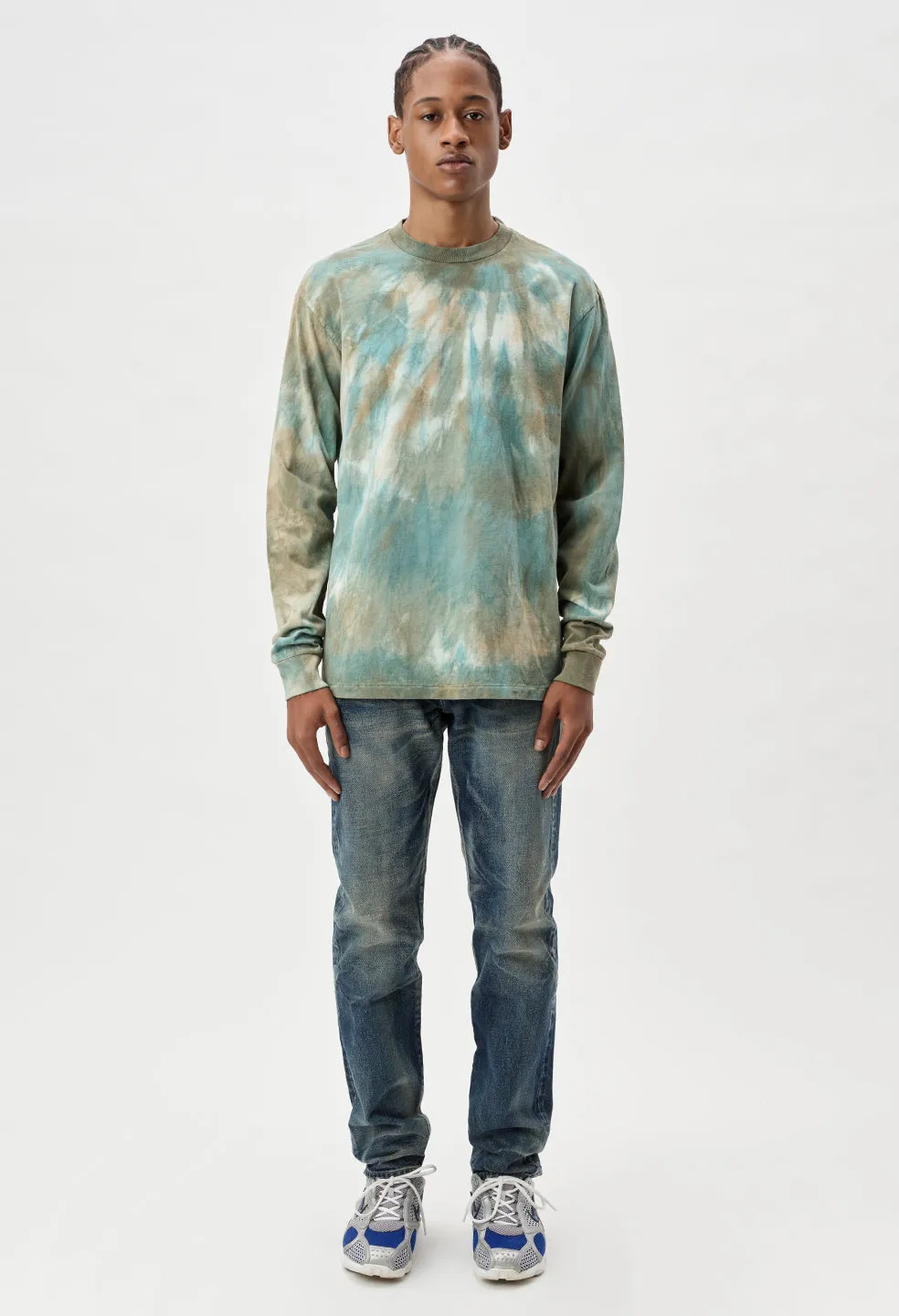 LS University Tee / Sorrel Tie Dye