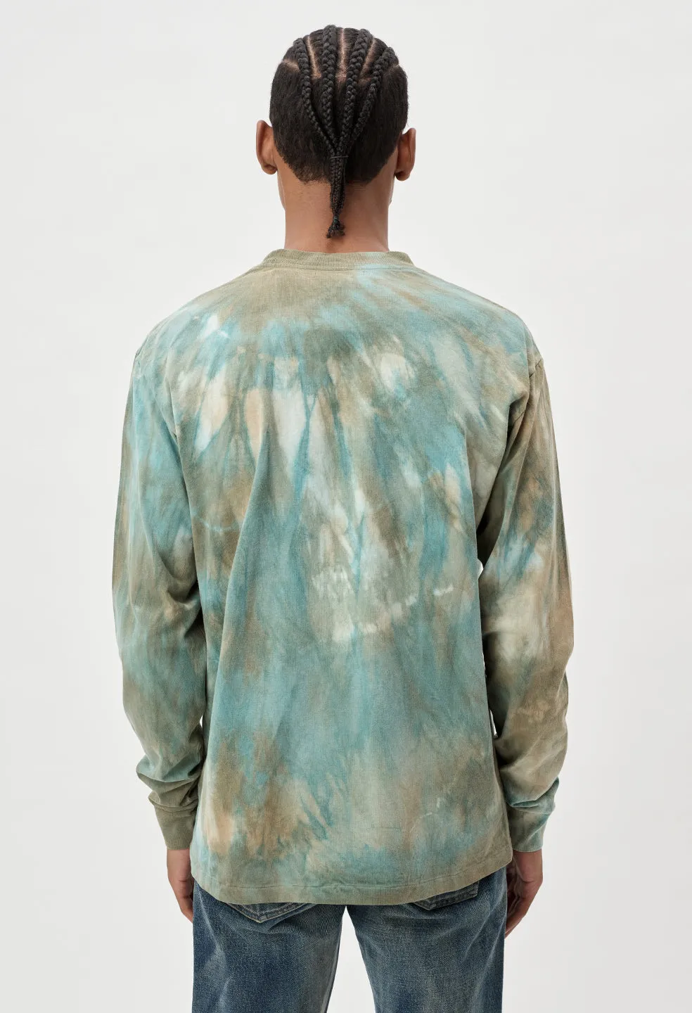 LS University Tee / Sorrel Tie Dye