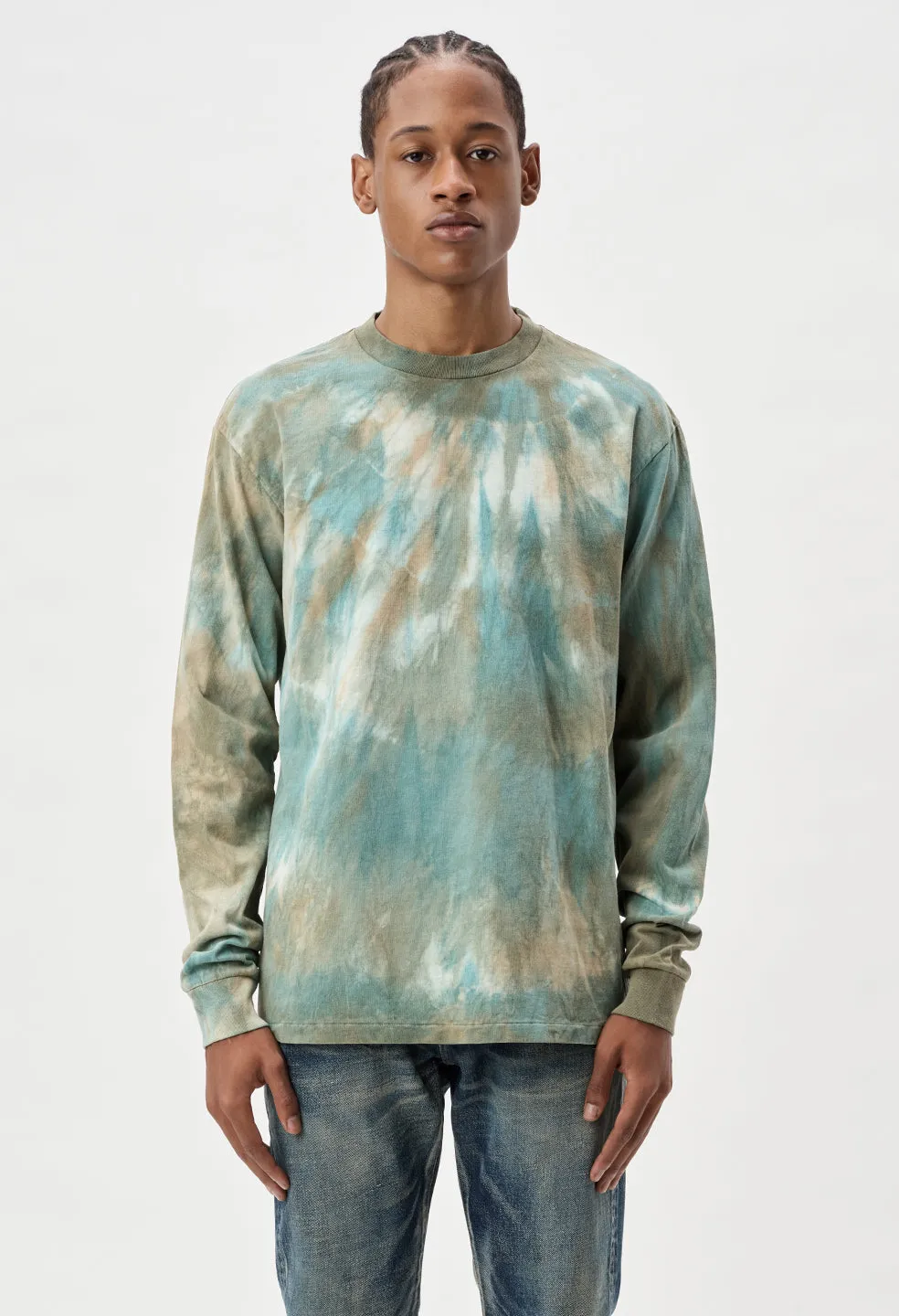 LS University Tee / Sorrel Tie Dye