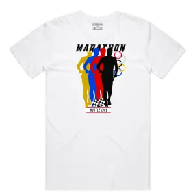 Marathon Tee (White) / D2