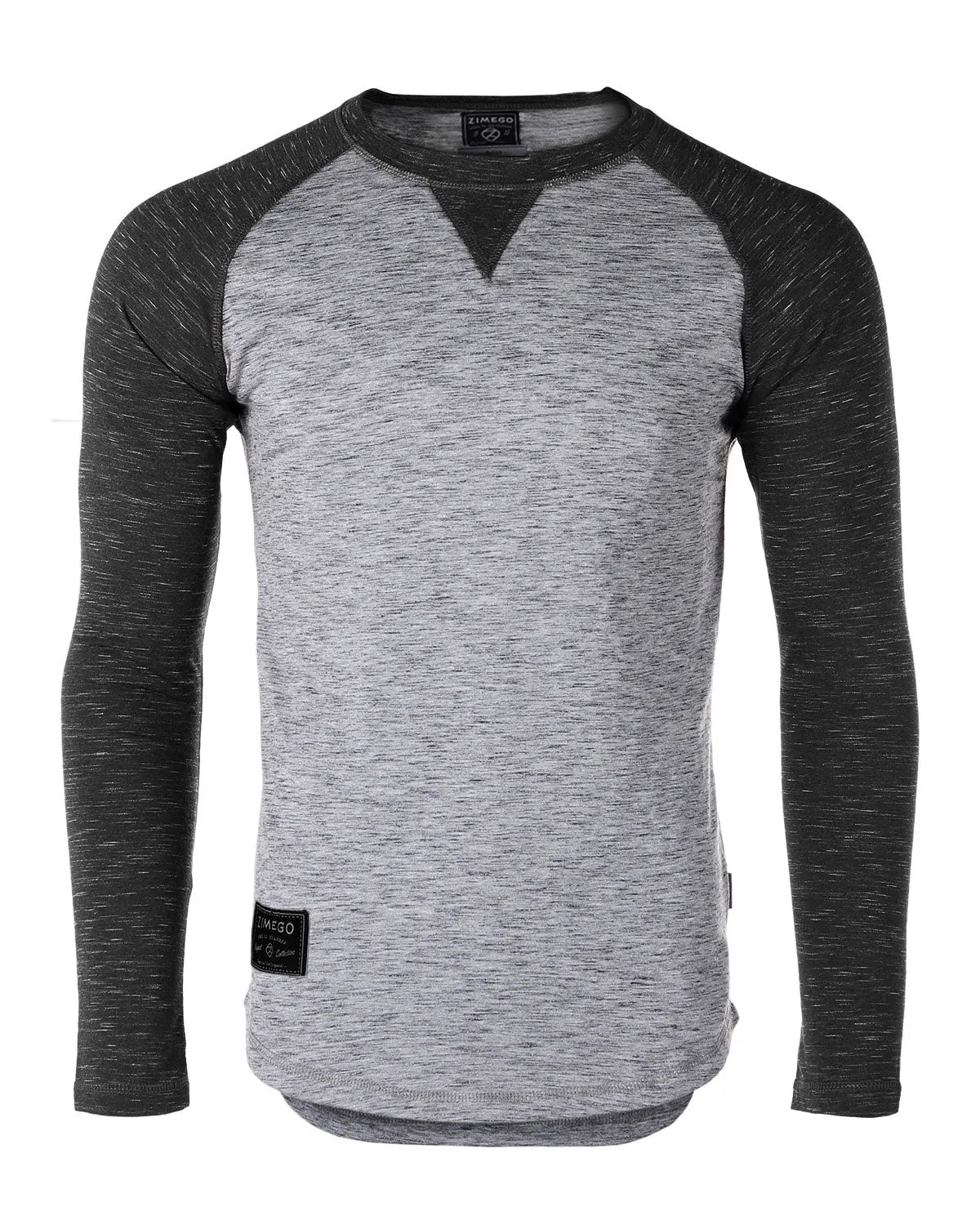 Athletic Fit Baseball Retro Contrast Long Sleeve Raglan T-Shirt