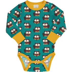 Maxomorra Pick & Mix Owl Long Sleeved Bodysuit