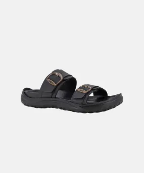 MBT Fuji II Black/Black Mens Recovery Sandals