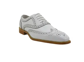 Men Medallion Wingtip Brogue Shoes