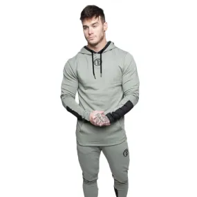 Men Running Gym Sport wear Tracksuit Fitness Body building