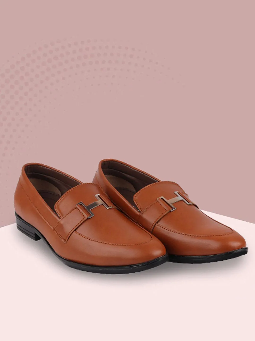 Men Tan Casual Slip-On Shoes