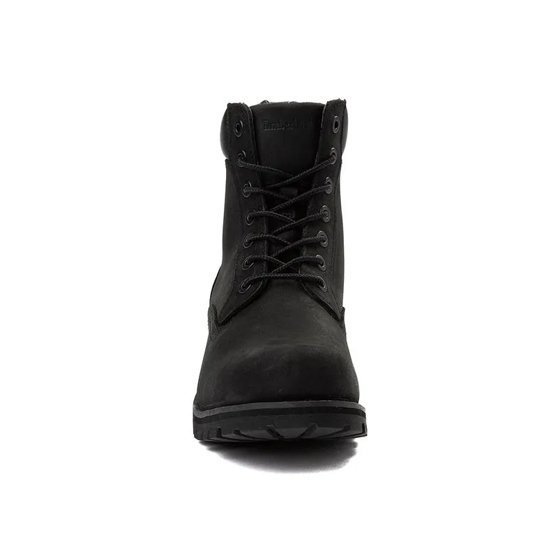 Men's 6" Premium Waterproof Black Nubuck