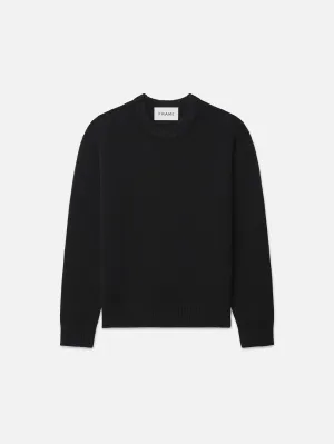 Men's Cashmere Crewneck Sweater -- Noir