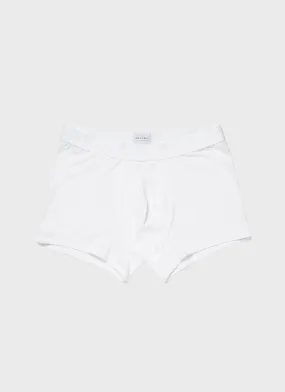 Men's Superfine Cotton Trunks in White