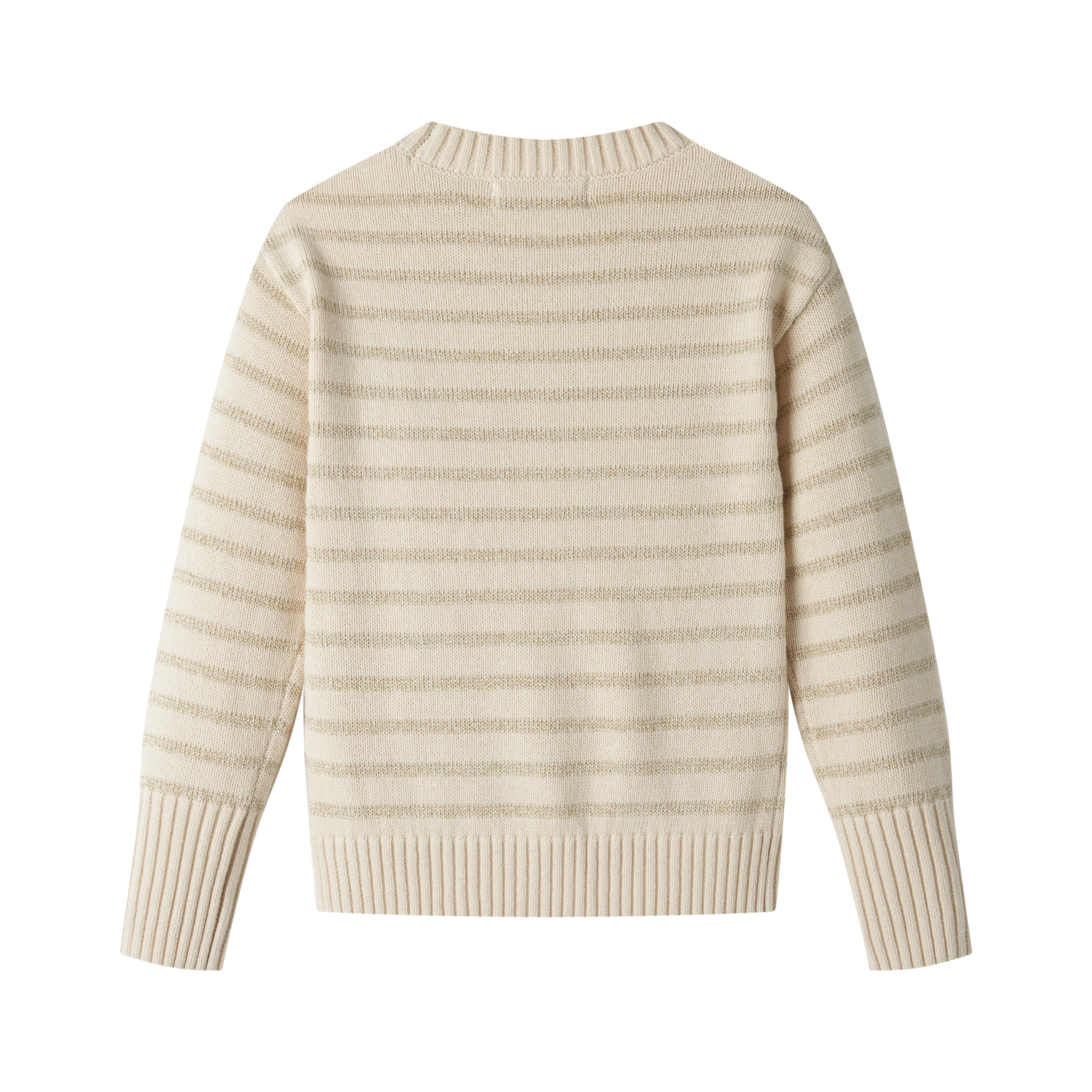 METALLIC STRIPED SWEATER-METALLIC STRIPED