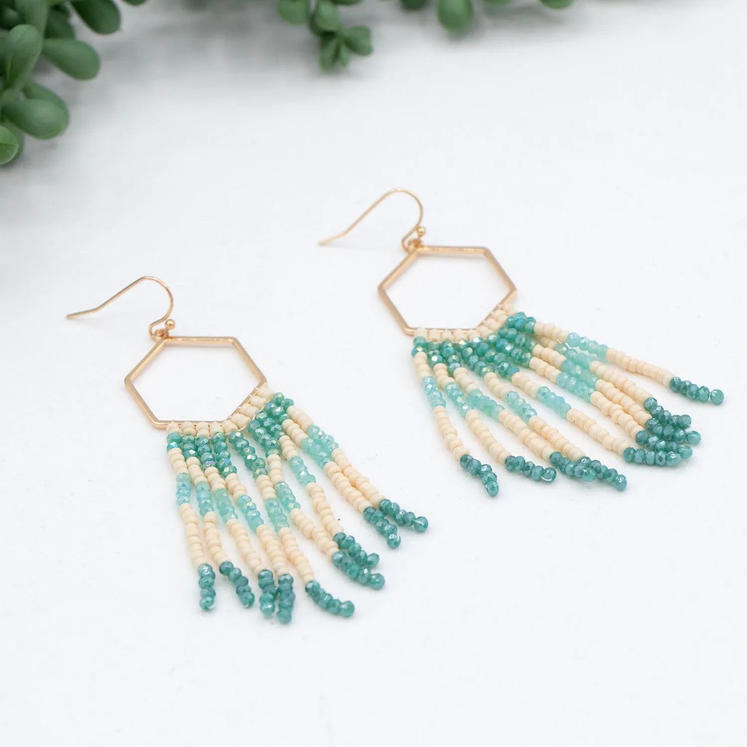 Mica Beaded Earrings