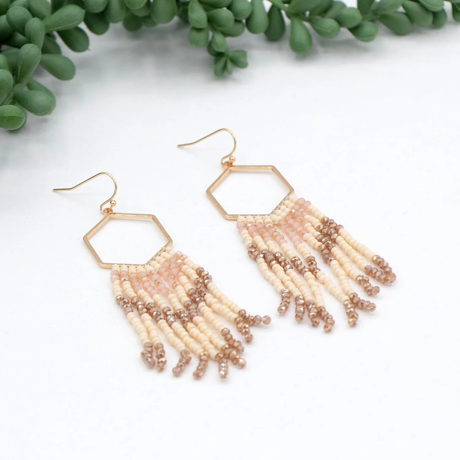 Mica Beaded Earrings