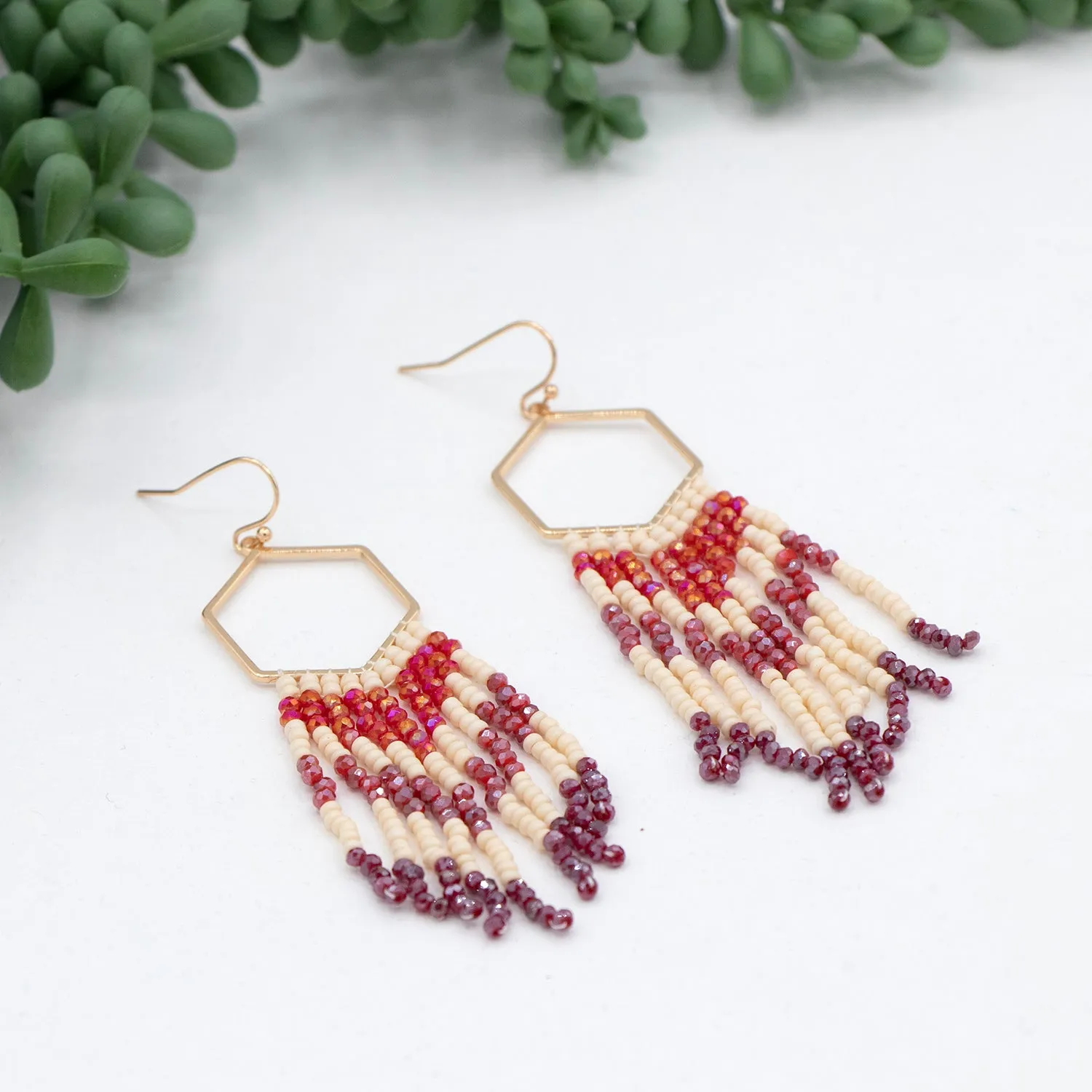 Mica Beaded Earrings