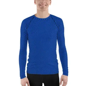 Micro Checkered Men's Rash Guard