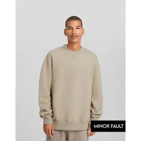 (Minor Fault) Crew Neck Oversized Sweatshirt