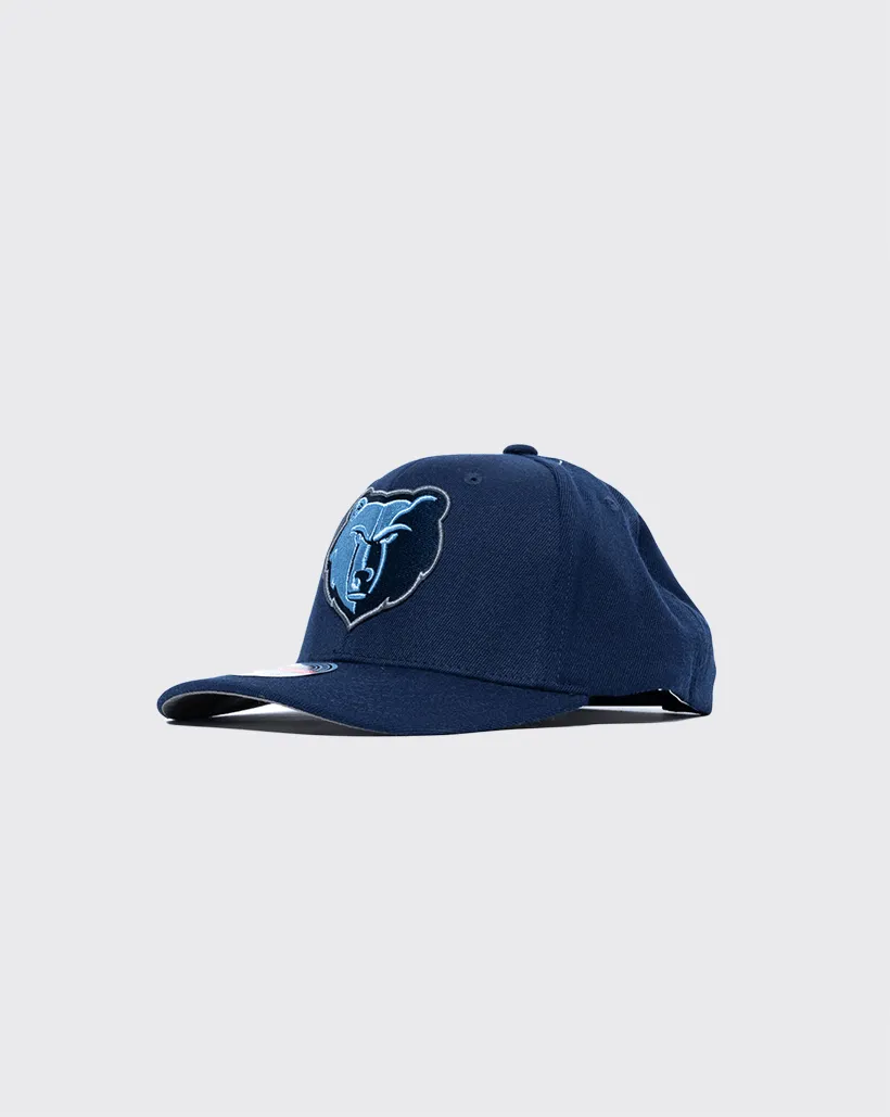 Mitchell & Ness Memphis Grizzlies Pro Crown Snapback Hat - Vintage Style Adjustable Cap