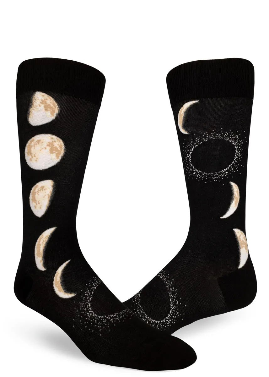 Moon Phases Men's Socks