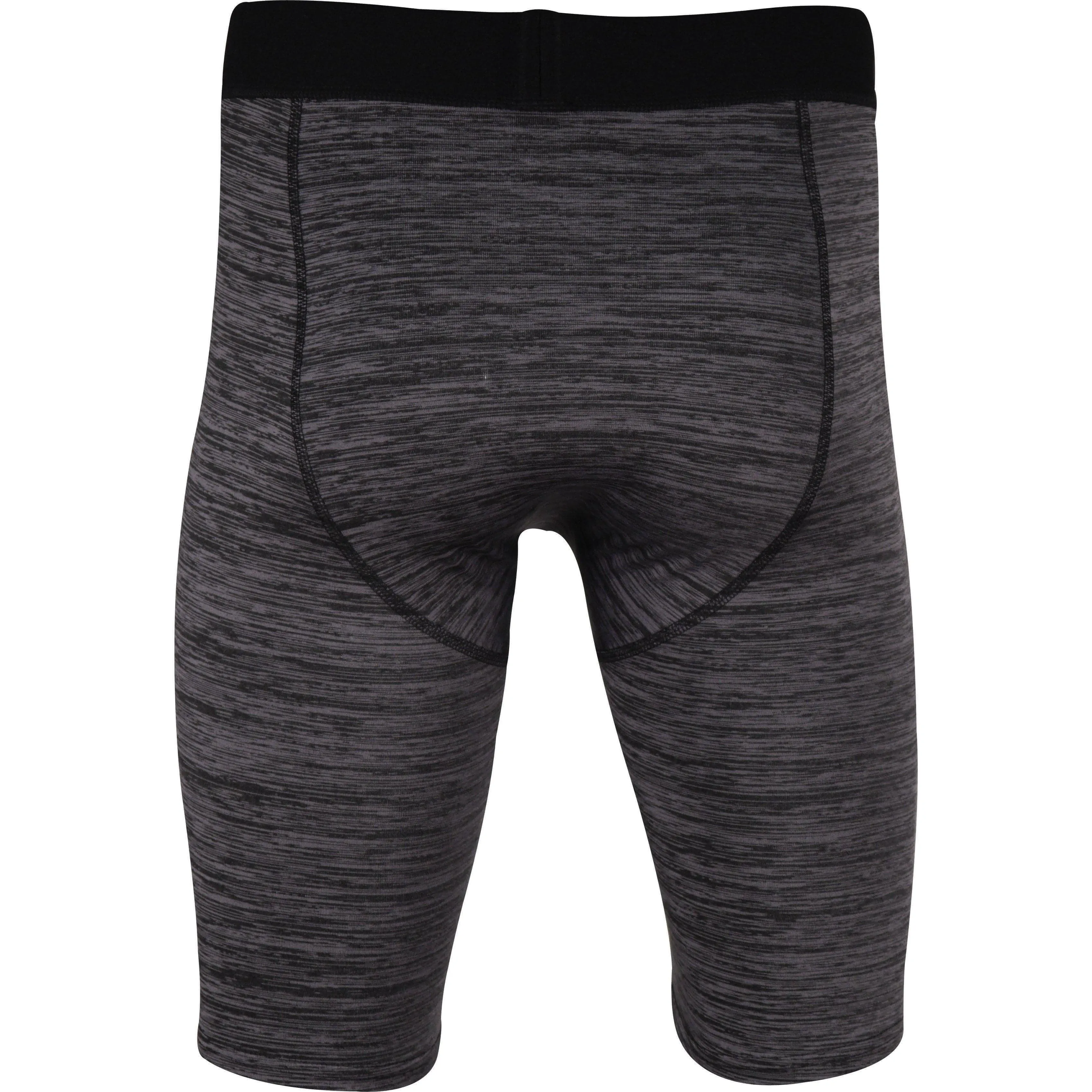 More Mile Train To Run Mens Baselayer Short Tights - Grey