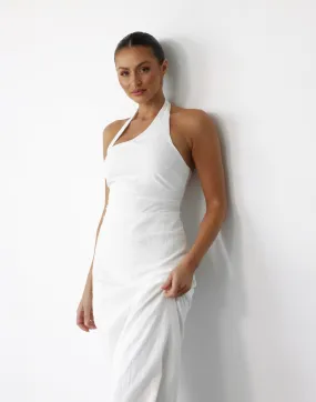 Nakia Maxi Dress (White)