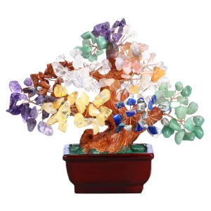 Natural Crystals Money Tree Feng Shui Ornament 6.3'' | Jovivi