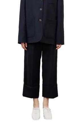 Navy Relaxed Trousers